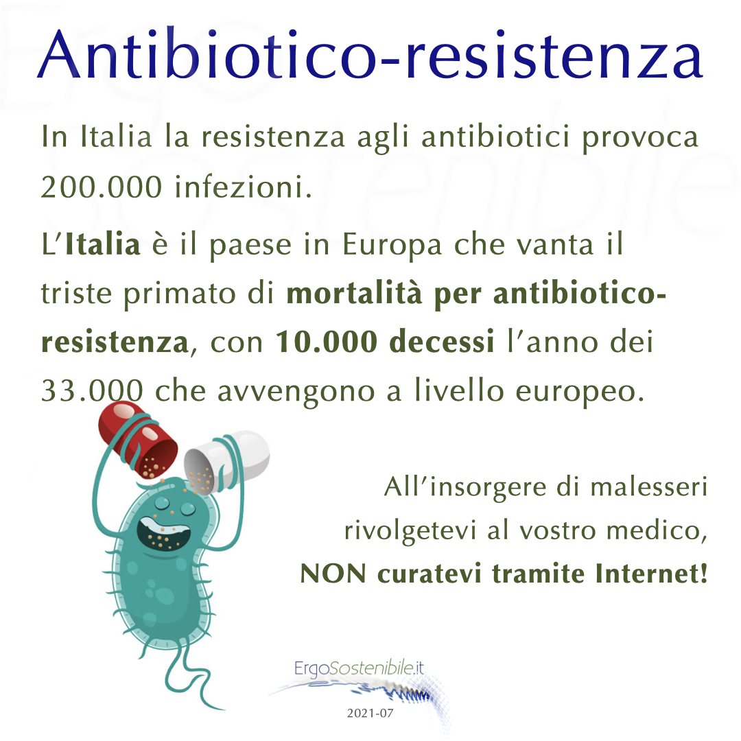 antibiotico resistenza e pericoli