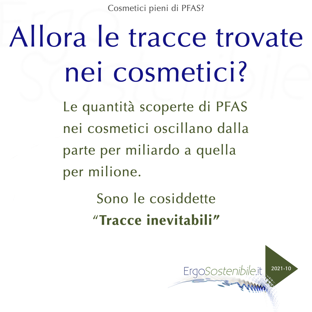 quinta slide sui cosmetici e pfas